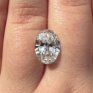 3.47 Carat Oval Loose Lab Grown Diamond IGI
Certified for Engagement Ring